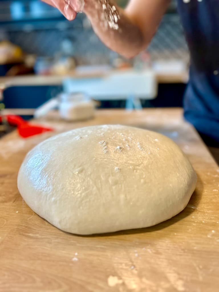 Frischer Pizzateig